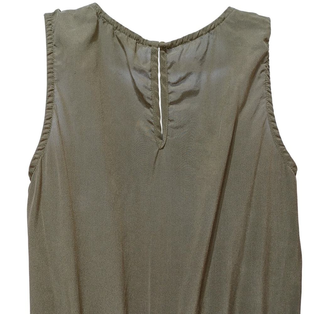 Splendid Alessandra Silk Jumpsuit Spruce Green XS Elevated Casual Resort Wear - Picture 5 of 11